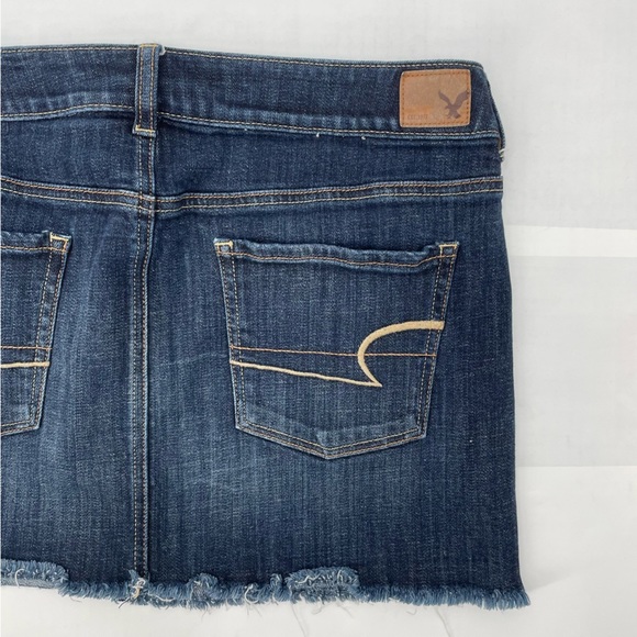 *AEO* Dark Wash Denim Mini Skirt - Picture 5 of 11